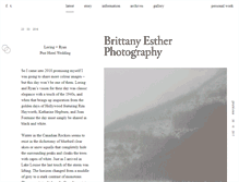 Tablet Screenshot of brittanyesther.com